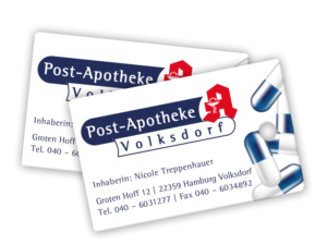 Kundenkarte Post-Apotheke Volksdorf