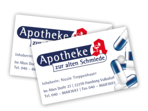 Kundenkarte Apotheke zur alten Schmiede